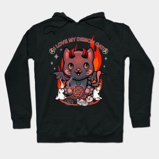 I love My Demon Cat Hoodie